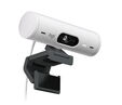 Webcam Logitech Brio 500 Full HD 1080p USB-C Branco image number null