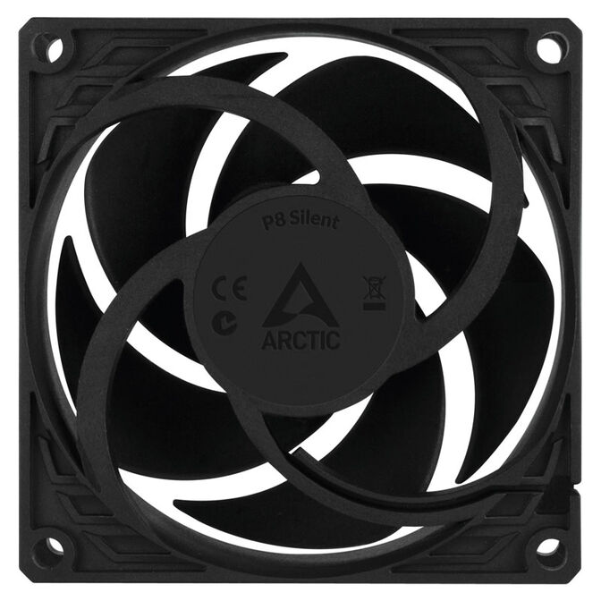 Ventoinha Arctic P8 Silent 80mm - Preto image number 3