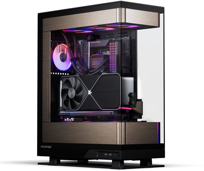 Caixa ATX Phanteks Evolv Series X2 Vidro Temperado DRGB Preto/Dourado image number 10