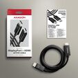 Adaptador Mini AXAGON RVD-HI20C2 DisplayPort para HDMI, 4K/60Hz 1,8m image number null