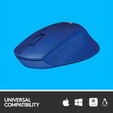 Rato Logitech M330 Silent Plus 1000DPI Wireless Azul image number null