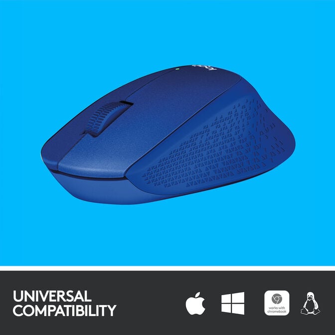 Rato Logitech M330 Silent Plus 1000DPI Wireless Azul image number 5