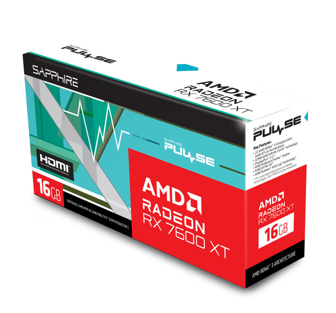 Gr&aacute;fica Sapphire Radeon RX 7600 XT Pulse Gaming OC 16GB GDDR6 image number 5