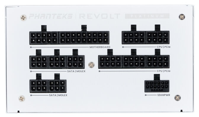 Fonte Modular Phanteks Revolt ATX 3.0 PCIe 5.0 1000W Platinum Branca (Sem Cabos Inclu&iacute;dos) image number 2
