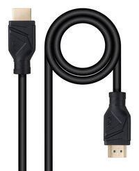 Cabo HDMI V2.1 Nanocable CCS, A/M-A/M, Preto, 2 M