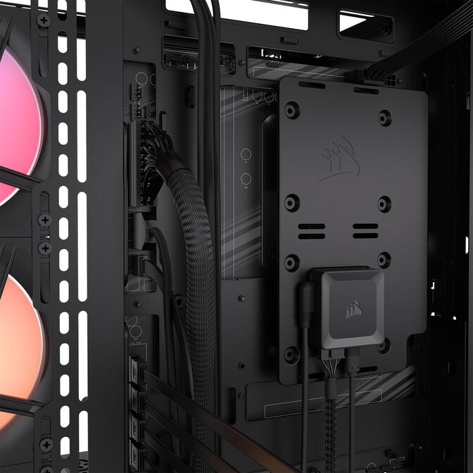 Caixa E-ATX Corsair 3500X LXR Link RGB Preto Vidro Temperado image number 13