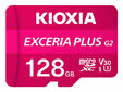 Cart&atilde;o Kioxia Exceria Plus G2 SDXC UHS-I C10 U3 V30 A1 128GB image number null