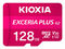 Cart&atilde;o Kioxia Exceria Plus G2 SDXC UHS-I C10 U3 V30 A1 128GB