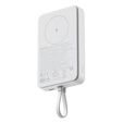 Power Bank Magn&eacute;tica Xiaomi 10000mAh com Cabo Integrado Branco image number null