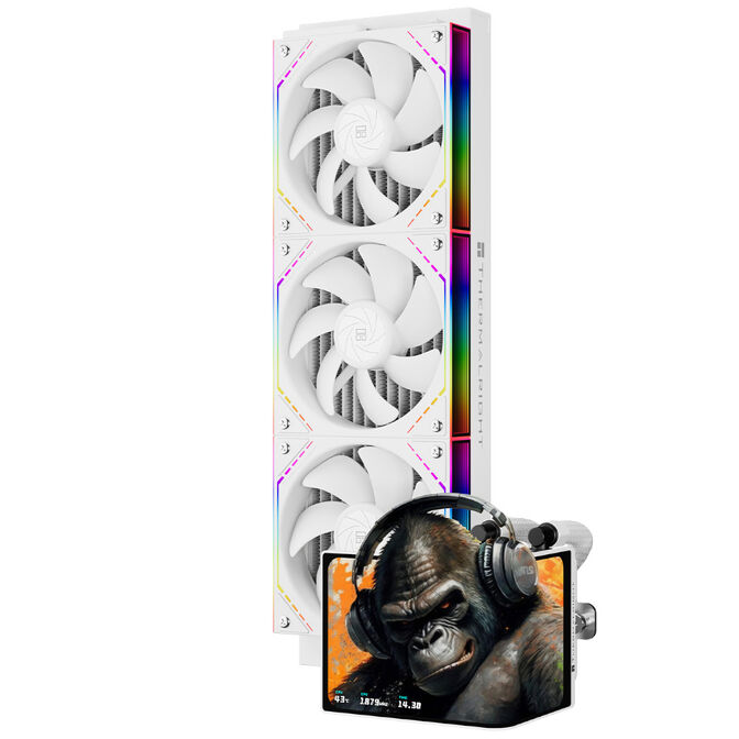 Water Cooler CPU AIO Thermalright Levita Vision ARGB Branco - 360mm image number 1