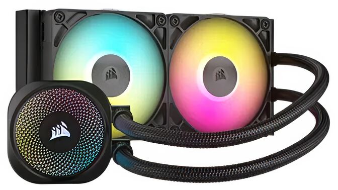 Water Cooler CPU Corsair iCUE LINK TITAN 280 RX RGB 280mm Preto image number 0