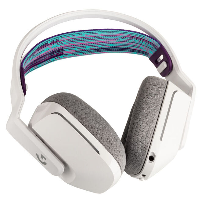 Headset Logitech G733 RGB Lightspeed Wireless Branco image number 4