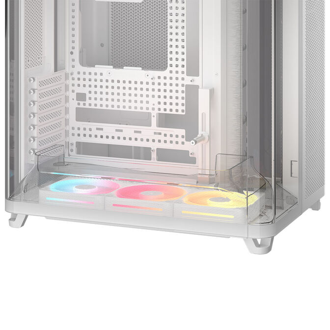 Caixa E-ATX Corsair AIR 5400 LX-R Link Branca Vidro Temperado image number 9