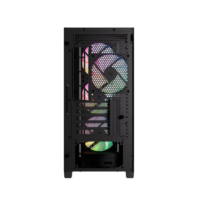 Caixa Micro-ATX Aerocool B310A Flow ARGB Vidro Temperado Preto image number 4