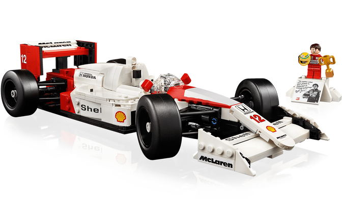 LEGO Icons: McLaren MP4/4 e Ayrton Senna V29, 693 Pe&ccedil;as (10330) image number 5