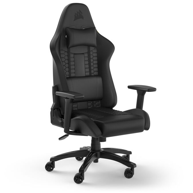Cadeira Gaming Corsair TC100 RELAXED - Couro sint&eacute;tico Preto/Preto image number 0