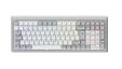 Teclado Mec&acirc;nico Ducky Cushion 98 Tri-Mode Silent Tactile 96% Prata (PT) image number null