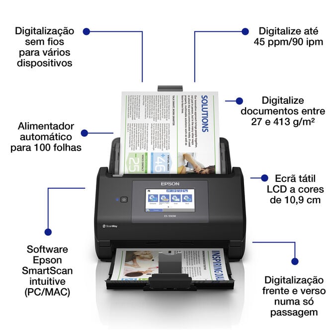 Scanner de Documentos Epson WorkForce ES-590W image number 14