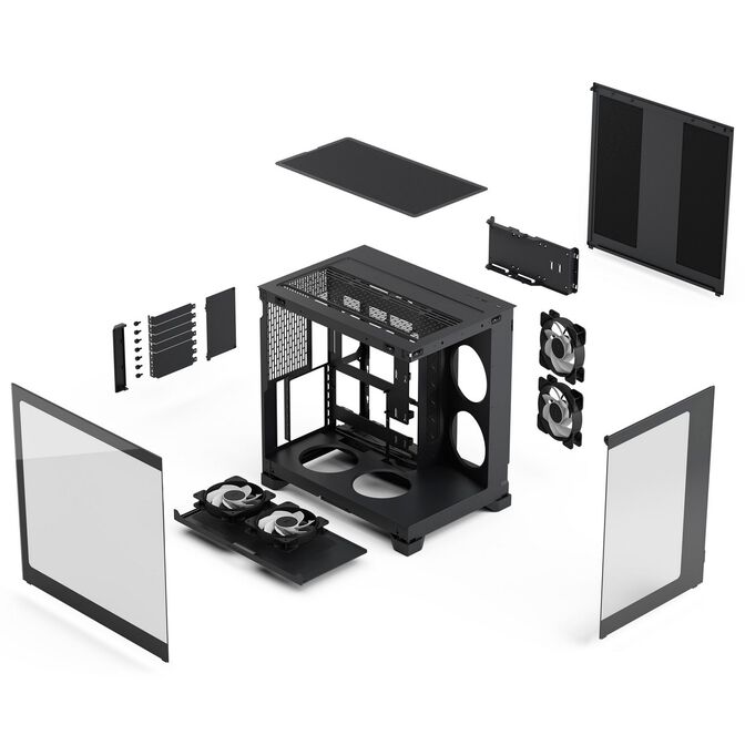 Caixa ATX Fractal Design Pop 2 Vision RGB TG Black image number 6