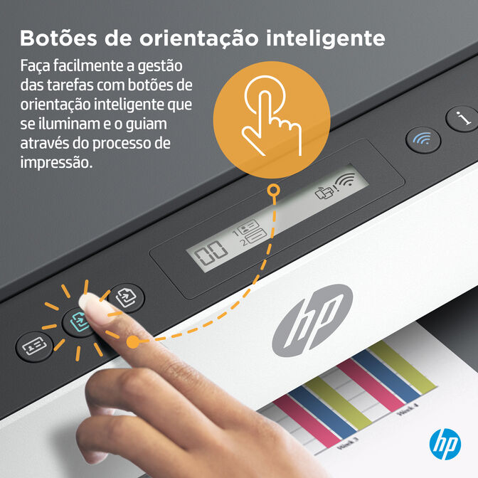 Impressora Multifun&ccedil;&otilde;es a Jato de Tinta HP Smart Tank 7005 All-in-One WiFi image number 8