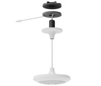 Suporte Logitech Rally Mic Pod Pendant Mount Branco