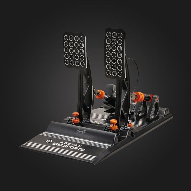 Pedais Asetek SimSports Forte INVICTA - 2 Pedais ( Acelerador + Trav&atilde;o ) image number 1