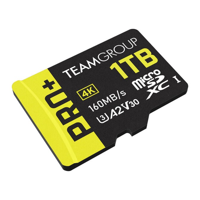 Cart&atilde;o Team Group PRO+ MicroSDXC A2 UHS-I U3 V30 1TB image number 1