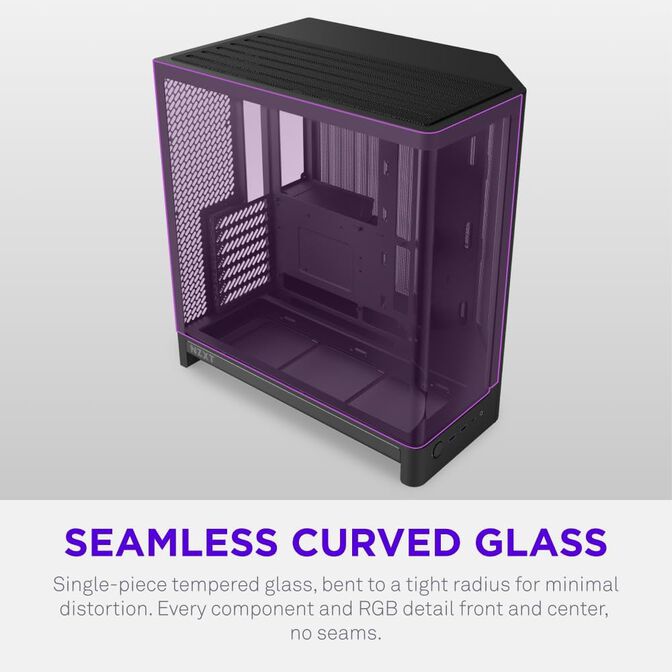 Caixa ATX NZXT H6 Preta Vidro Temperado image number 3