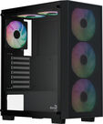 Caixa ATX Aerocool B509A Flow ARGB Vidro Temperado Preto image number null