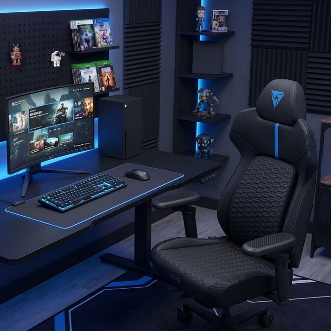 Cadeira Gaming TX3 (ThunderX3) CORE 360 - Racer Blue image number 9