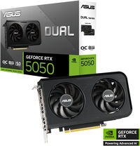 Gr&aacute;fica Asus GeForce&reg; RTX 5050 Dual OC 8GB GDDR6 DLSS4