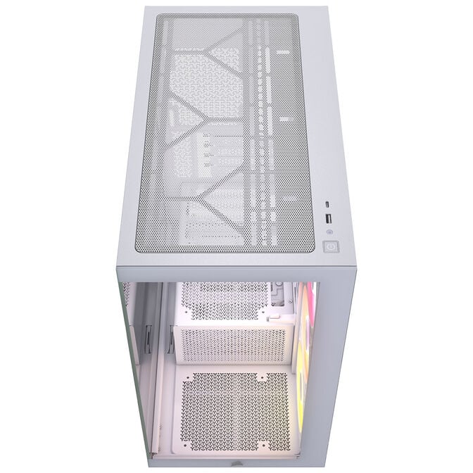 Caixa Micro-ATX Corsair 2800X RS-R ARGB Branca Vidro Temperado image number 2
