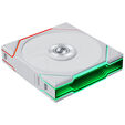 Ventoinha Lian Li UNI FAN TL120 FLEX Wireless Reverse Blade Branco 120mm image number null
