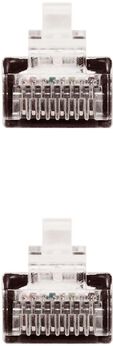 Cabo de Rede Nanocable RJ45 CAT.6 UTP AWG24 25 CM Preto image number null