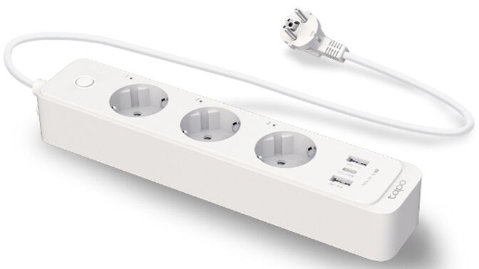 R&eacute;gua Inteligente TP-Link Tapo P300 Wi-Fi 3 Tomadas + 2xUSB-A QC3.0 + USB-C PD 18W image number 1