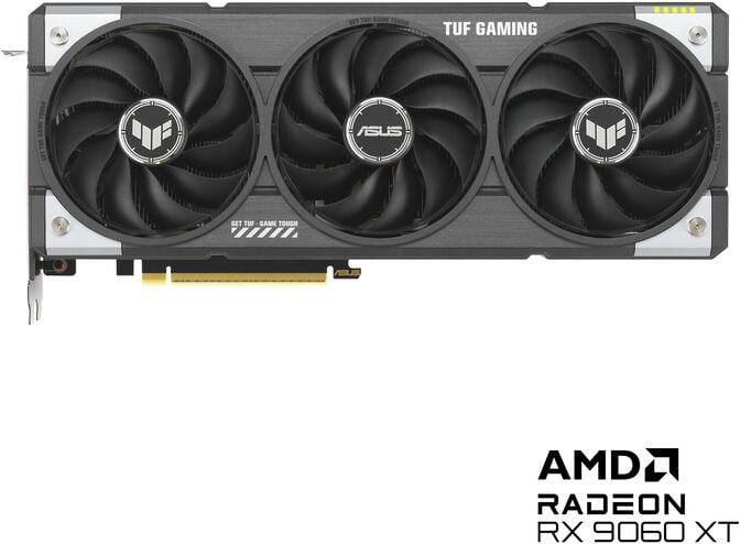 Gr&aacute;fica Asus Radeon RX 9060 XT TUF Gaming OC 16GB GDDR6 image number 1