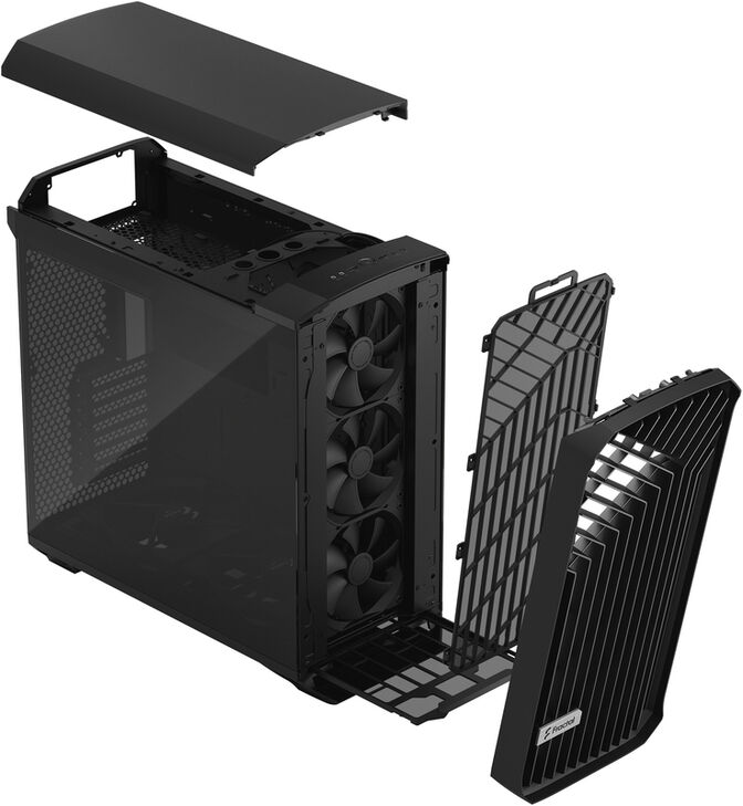 Caixa E-ATX Fractal Design Torrent Black TG Dark Tint image number 17