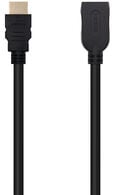 Cabo Extens&atilde;o Nanocable HDMI 2.0 A/M-A/F 3 M Preto image number null