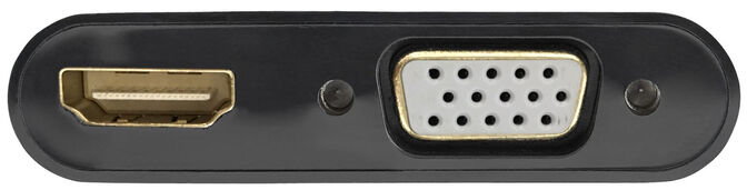 Adaptador Gigabit Ewent DisplayPort > HDMI ( 4K@30Hz ) + VGA ( FHD ) image number 1