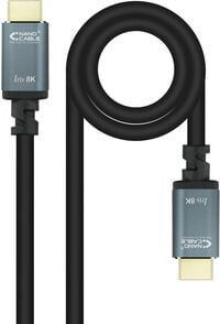 Cabo HDMI V2.1 8K Nanocable IRIS A M/M 5 M Preto