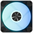 Ventoinha APNX FP1-R-120 PWM ARGB Preto - 120mm (Pack 3) image number null