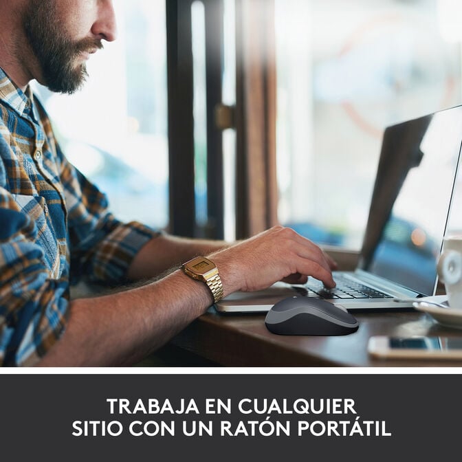 Rato Logitech M185 Wireless Cinzento image number 3