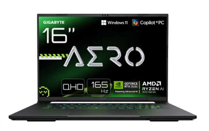 Port&aacute;til Gigabyte AERO X16 3VHL3PTC94AH 16" Ryzen 9 270 16GB DDR5 1TB RTX 5060 QHD+ 165Hz W11 Bonus