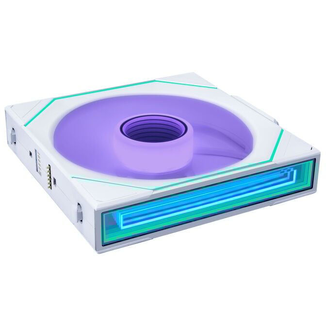 Ventoinha Lian Li UNI FAN SL140 Infinity Wireless RGB Reverse Blade PWM Branco 140mm image number 1