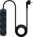 R&eacute;gua Nanocable 4 Tomadas 1.4 M Preto image number null