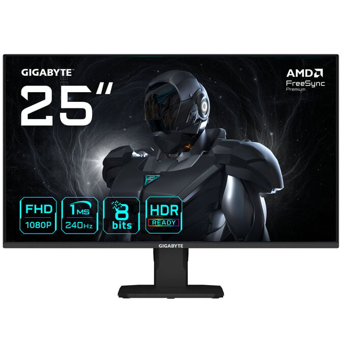 Monitor Gigabyte 24.5" GS25F2A FHD SS-IPS 240Hz 1ms AMD FreeSync Premium image number 0