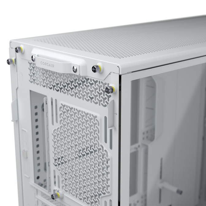 Caixa E-ATX Corsair Frame 5000D RS ARGB Airflow Branca Vidro Temperado image number 10