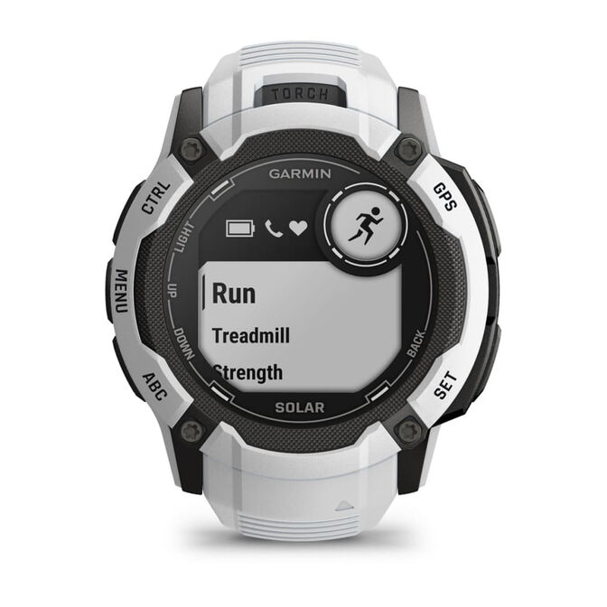 Smartwatch Garmin Instinct 2X Solar 50mm Branco image number 6