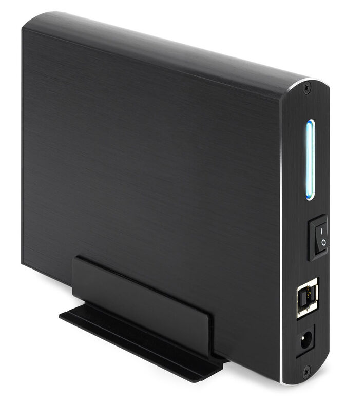 Caixa HDD Tooq 3.5" SATA LED USB 3.0 / 3.1 Preto image number 1