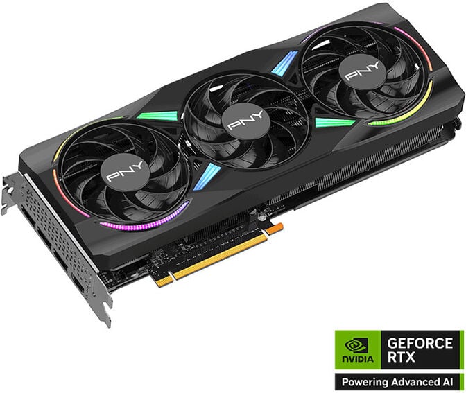 Gr&aacute;fica PNY GeForce&reg; RTX 5070 Gaming RGB Triple Fan OC 12GB GDDR7 DLSS4 image number 1